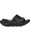 Ora Recovery Slide 3 Slippers Black - HOKA ONE ONE - BALAAN 1