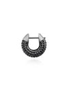 Dextera Small Hoop Earrings Black - SWAROVSKI - BALAAN 4