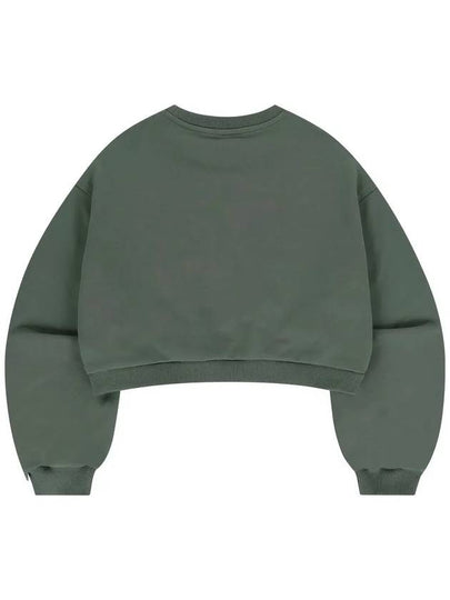 Double pocket crop sweatshirt khaki - OFFGRID - BALAAN 2