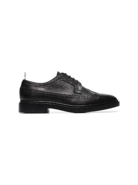 Men's Classic Long Wing Brogue Lace Up Brogue Shoes Black - THOM BROWNE - BALAAN 2