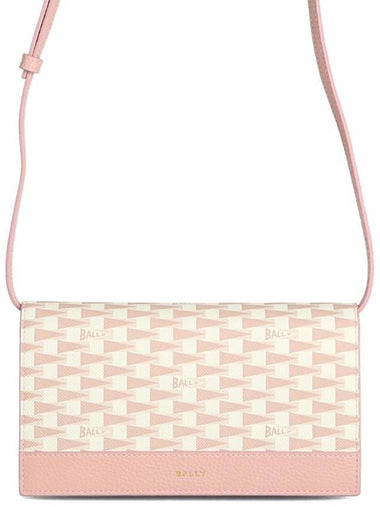 Pennant Logo Cross Bag Pink - BALLY - BALAAN 1