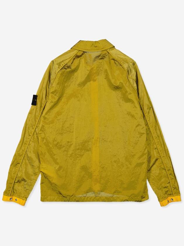 Nylon Metal Overshirt Zip-Up Jacket Yellow - STONE ISLAND - BALAAN 3