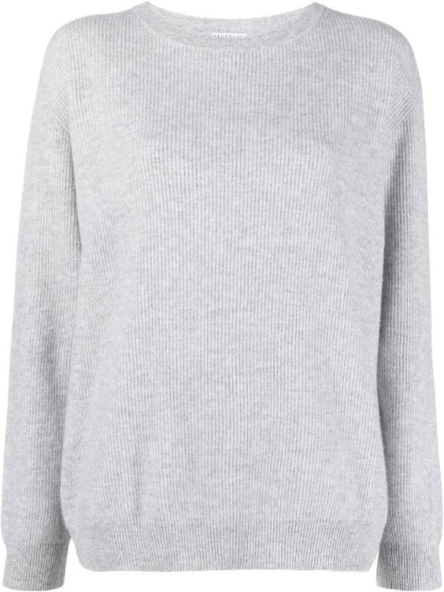 Round Neck Cashmere Sweater M12175400C072 - BRUNELLO CUCINELLI - BALAAN 1