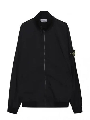 Cotton Nylon Ripstop Garment Dyed Bomber Jacket - STONE ISLAND - BALAAN 1