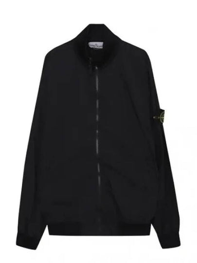 Cotton Nylon Ripstop Bomber Jacket Black - STONE ISLAND - BALAAN 2