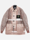 Microfelt Ripstop Cover Down Jacket Rose Quartz - STONE ISLAND - BALAAN 3