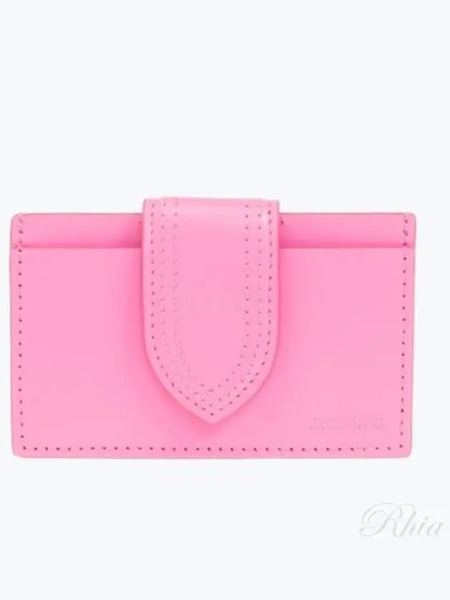 Le Porte Carte Bambino Leather Card Wallet Pink - JACQUEMUS - BALAAN 2