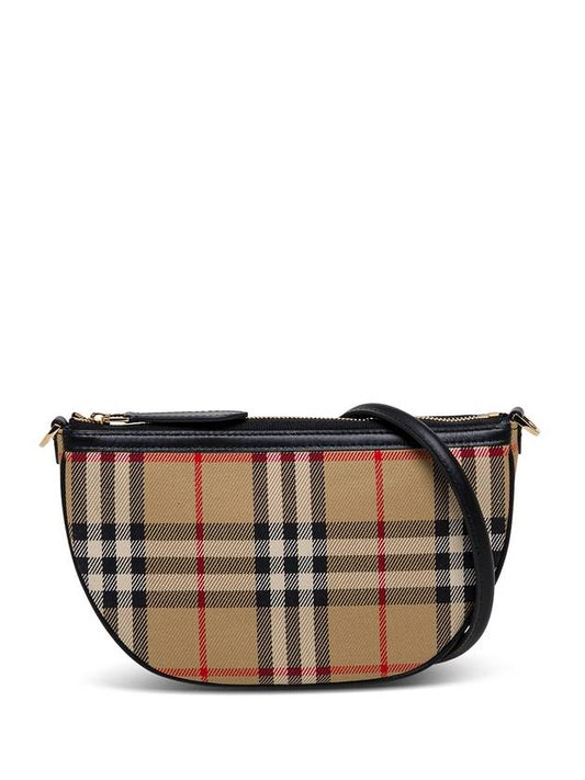 Vintage Check Olympia Pouch Shoulder Bag Beige - BURBERRY - BALAAN 1