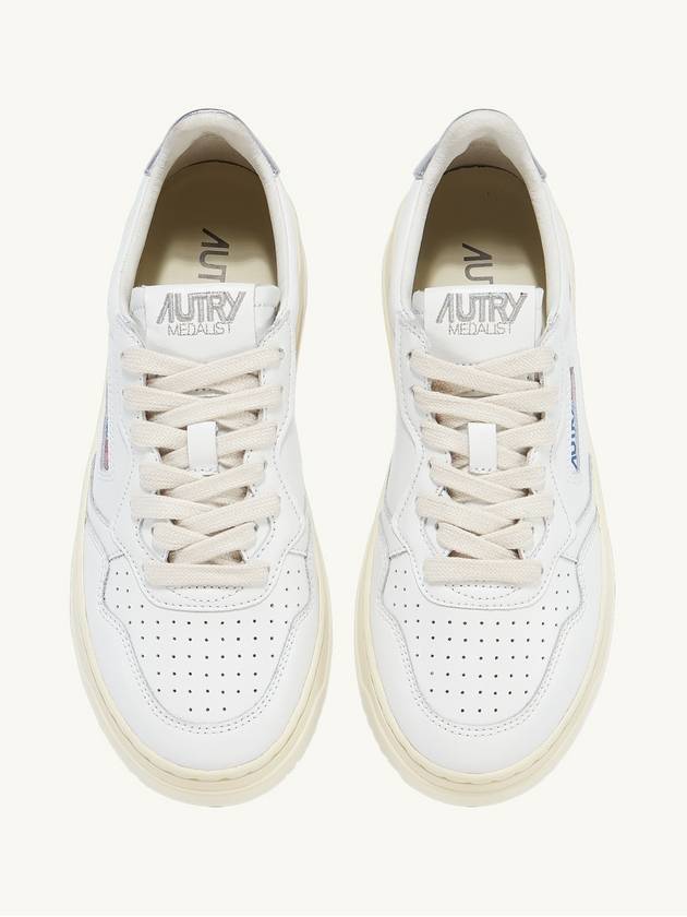 Medalist Silver Tab Low Top Sneakers White - AUTRY - BALAAN 5