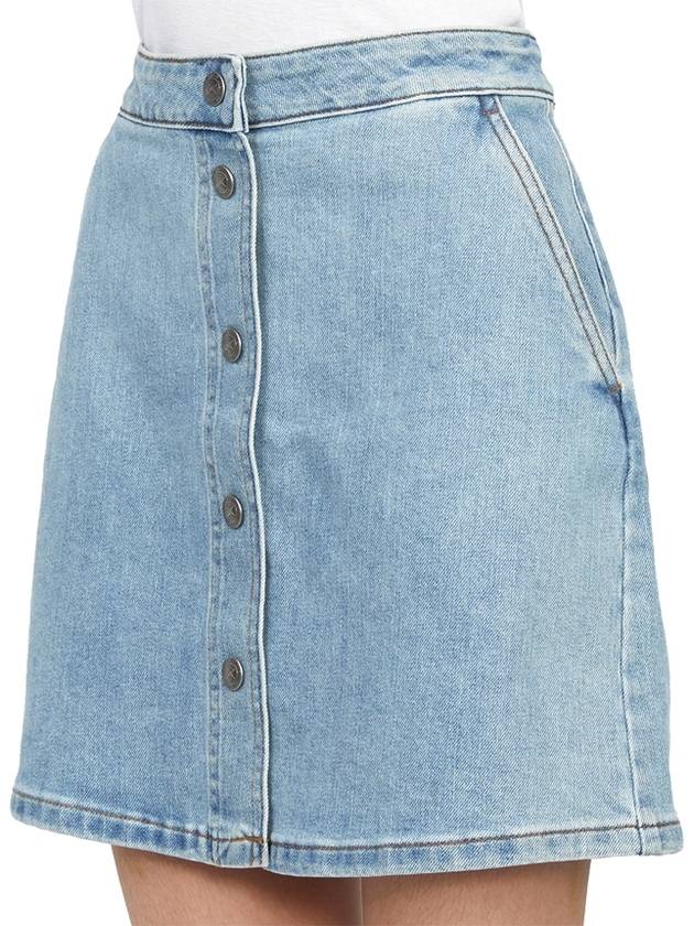 Paula Denim A-line Skirt Wash Indigo - A.P.C. - BALAAN 11