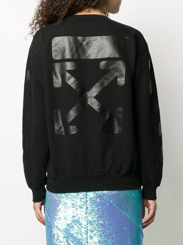 arrow print sweatshirt sweatshirt black - OFF WHITE - BALAAN 7