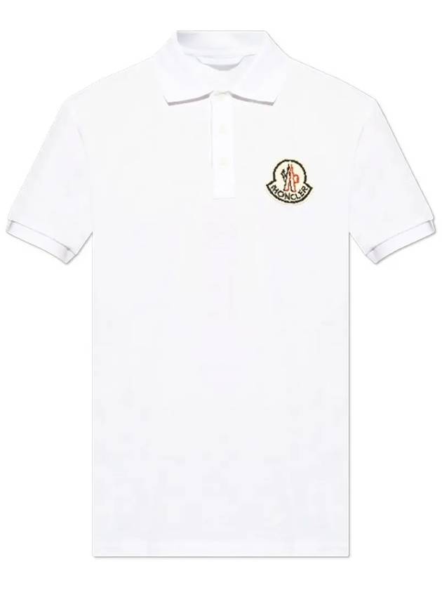 Polo T shirt White 8A000 05 89A16 00A - MONCLER - BALAAN 1