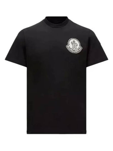 8C00004 83927 998 Logo Short Sleeve T Shirt - MONCLER - BALAAN 1