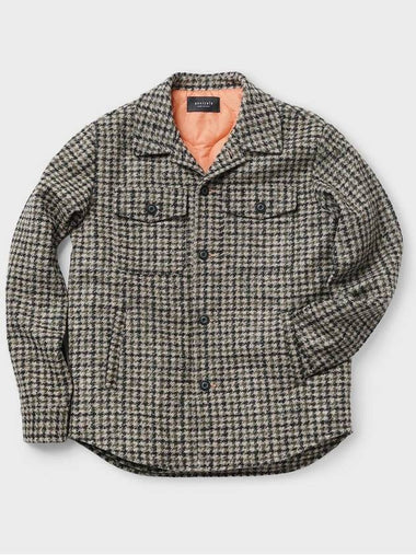 Made In Italy Wool Blend Check Padded Shirt F ACJK58 - PANICALE - BALAAN 1