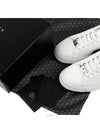 Kick Rubberized Leather Low Top Sneakers White - PHILIPP PLEIN - BALAAN.