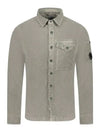 Lens Detail Long Sleeve Shirt Beige - CP COMPANY - BALAAN 2