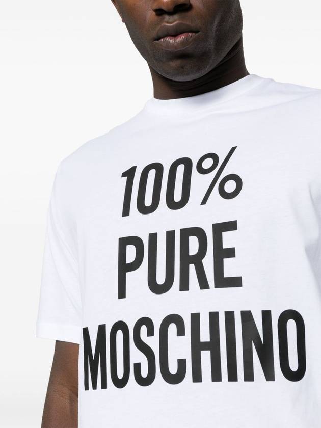 Long Sleeve T-Shirt J0715 0241 1001 WHITE - MOSCHINO - BALAAN 5