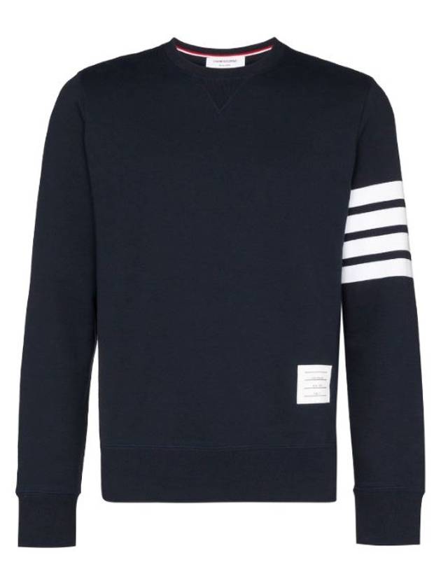 4 Bar Loopback Jersey Sweatshirt Navy - THOM BROWNE - BALAAN 3