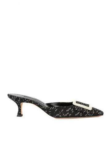 Maysail buckle embellished sandal heels - MANOLO BLAHNIK - BALAAN 1