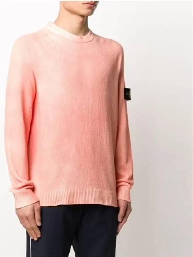 Wappen Patch Handspray Cotton Knit Top Orange - STONE ISLAND - BALAAN 9