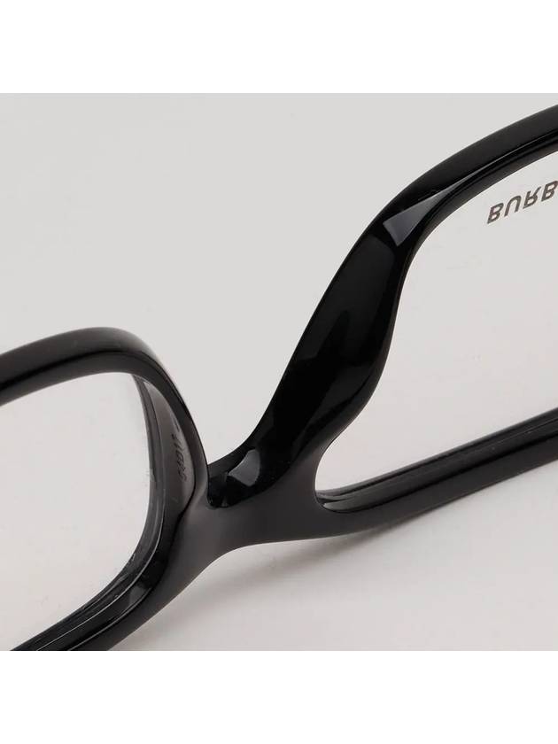 Rectangle Horn-rimmed Eyeglasses Black - BURBERRY - BALAAN 7