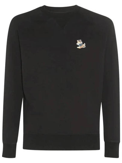 Dressed Fox Patch Classic Sweatshirt Black - MAISON KITSUNE - BALAAN 2