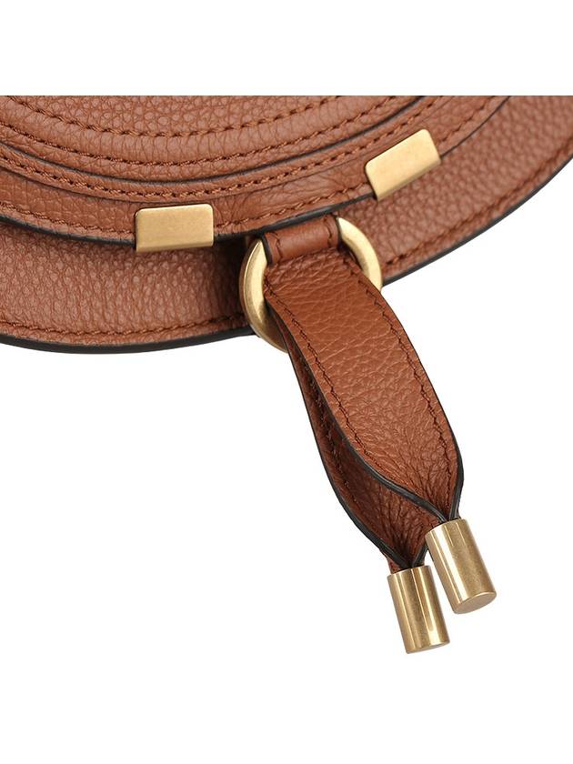 Marcie Saddle Small Grained Leather Cross Bag Tan - CHLOE - BALAAN 9