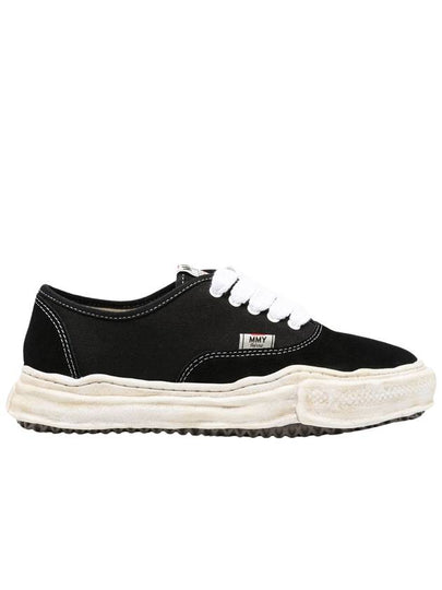 Blakey OG Sole Canvas Suede Low Top Sneakers Black - MIHARA YASUHIRO - BALAAN 2