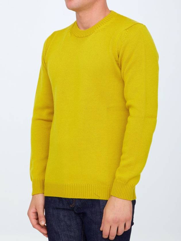 Yellow Merino Wool Sweater - ROBERTO COLLINA - BALAAN 2