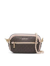 Jet Set Logo Leather Cross Bag Brown Soft - MICHAEL KORS - BALAAN 1