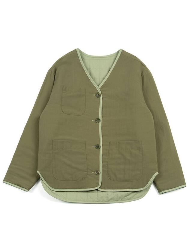 Welcome gate quilted jacket olive I5WJ03OV - IOEDLE - BALAAN 3