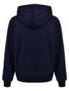 Logo Print Drawstring Hoodie Blue - MARNI - BALAAN 3