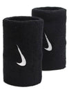 Swoosh Double Wristband Black - NIKE - BALAAN 1