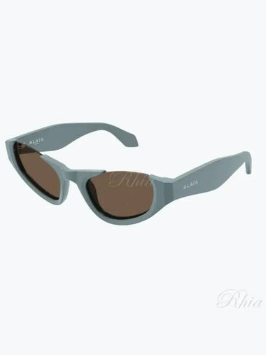 Cat eye logo temple sunglasses AA0076S 004 - ALAIA - BALAAN 1