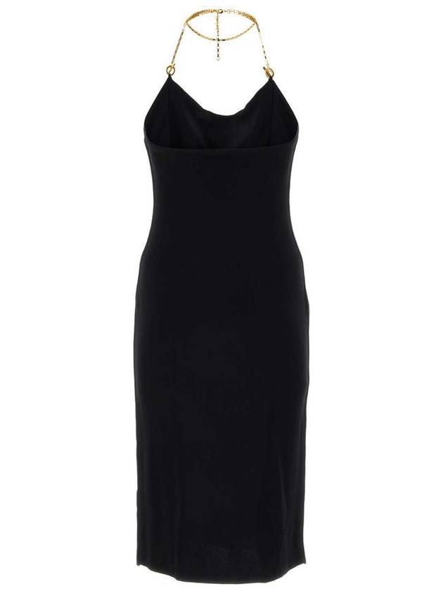 24 ss Viscose Midi Dress WITH Chain Detail 773543V3O301000 B0650991129 - BOTTEGA VENETA - BALAAN 3