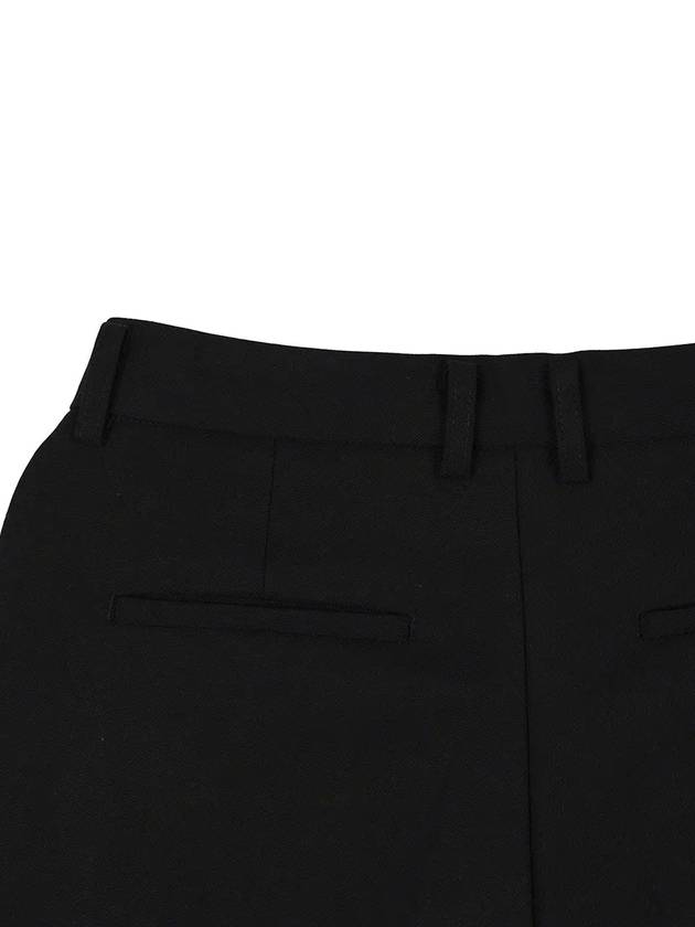 Classic onetuck maxi wide slacks_black - HARDCORE HAPPINESS - BALAAN 5