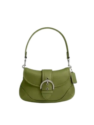 Soho Regenerative Leather Shoulder Bag Green - COACH - BALAAN 1