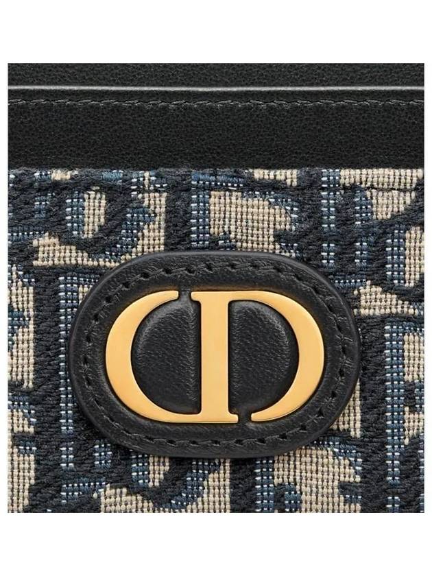 30 Montaine 5 Slot Oblique Jacquard Card Wallet Blue - DIOR - BALAAN 6