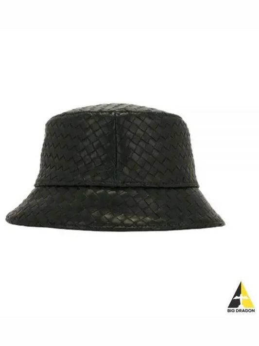 Intrecciato Leather Bucket Hat Brown - BOTTEGA VENETA - BALAAN 2