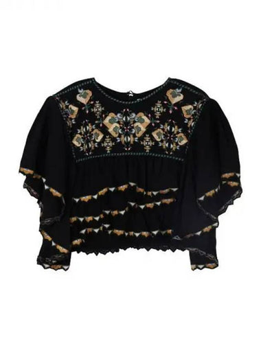 SANA floral embroidery crop top 270466 - ISABEL MARANT - BALAAN 1