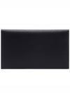 Uptown Grain de Poudre Embossed Leather Clutch Bag Black - SAINT LAURENT - BALAAN 5