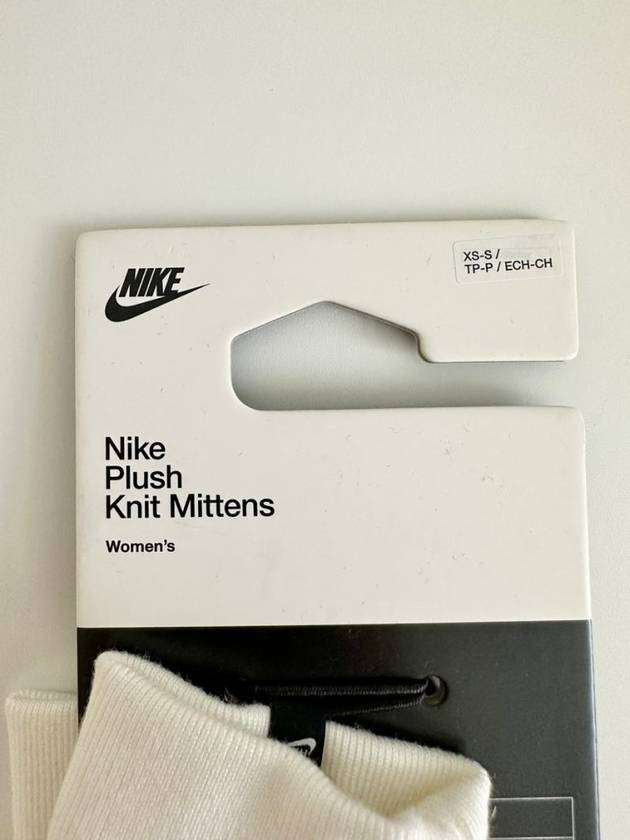 Plush Knit Gloves 129862 55215 White XS S - NIKE - BALAAN 3