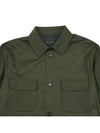 Windwish Overshirt Jacket Dark Green - LORO PIANA - BALAAN 4