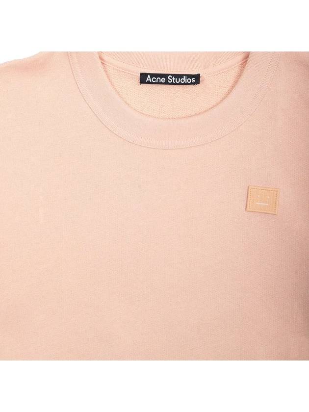 Kids Face Patch Sweatshirt Pink - ACNE STUDIOS - BALAAN 5