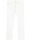 Pantalon Cropped Slim Fit Jeans White - AMI - BALAAN 2