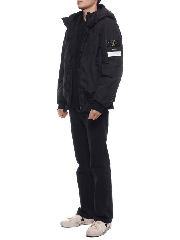 Crinkle Reps R NY Padding Black - STONE ISLAND - BALAAN 5