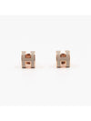 Pop H Mini Earrings Rose Gold - HERMES - BALAAN 1