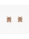 Pop-Ache Mini Earrings MINI POP H New Gold Rose Gold STK - HERMES - BALAAN 1