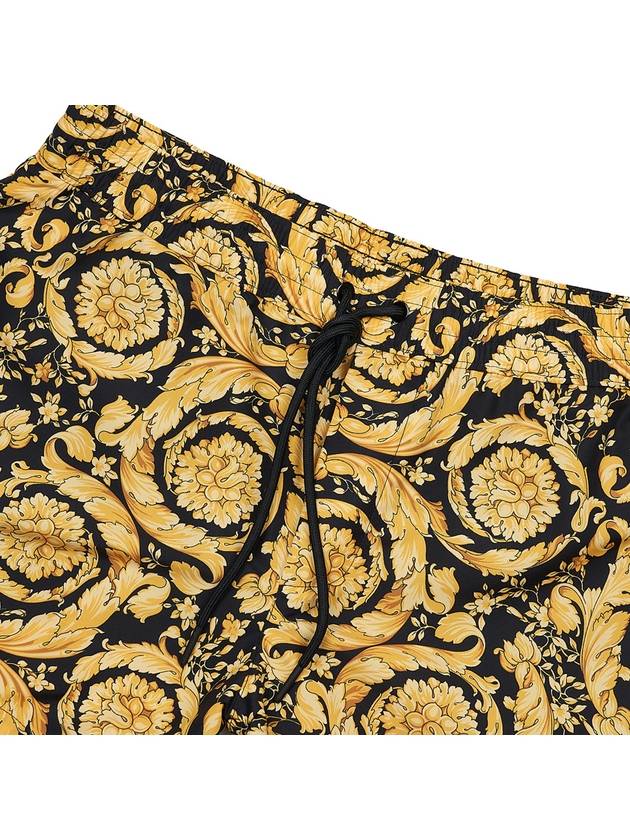 Barocco Print Swim Shorts Yellow - VERSACE - BALAAN 4