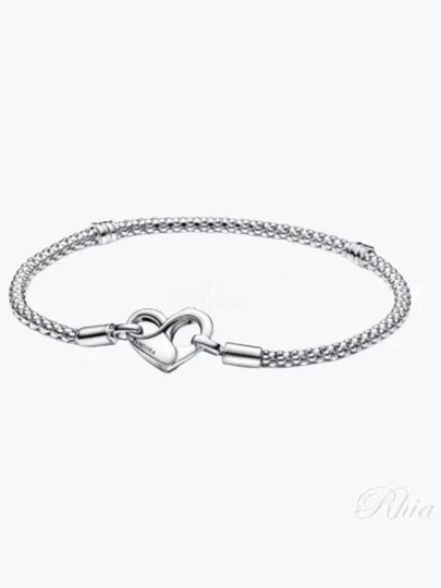 Moments Stud Chain Bracelet Silver - PANDORA - BALAAN 2